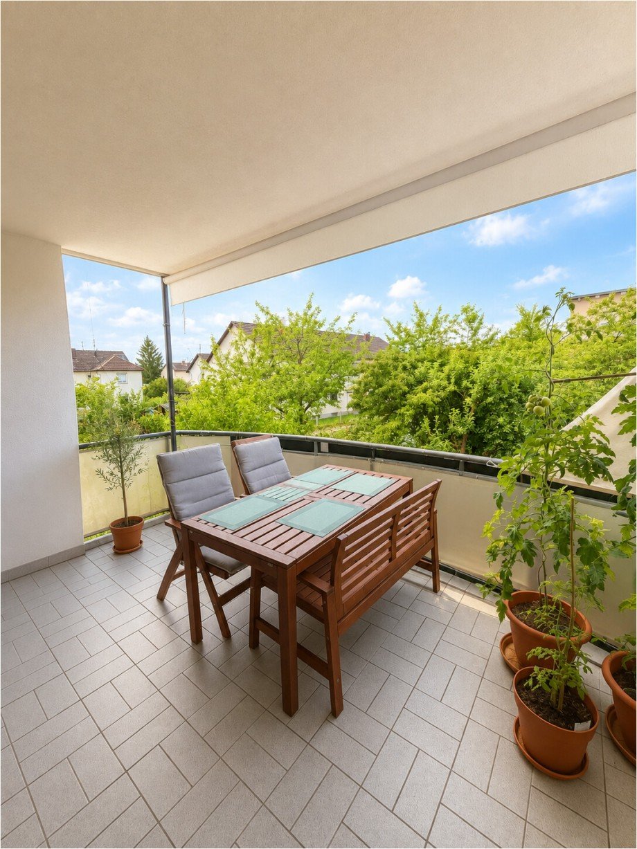 Balkon Etagenwohnung Langweid am Lech