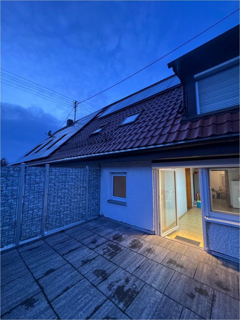 Terrasse Maisonettewohnung K�tz / Kleink�tz