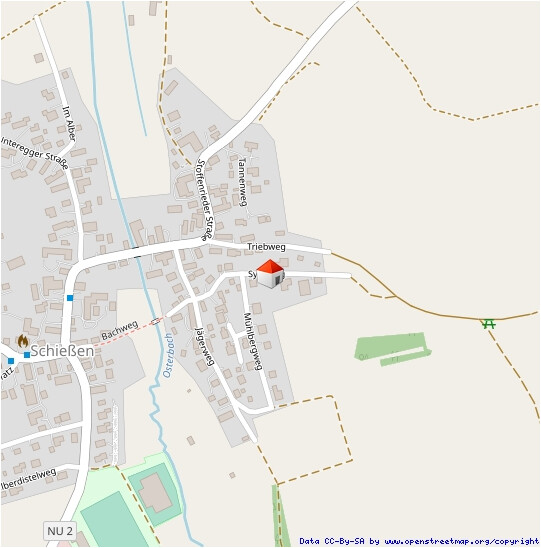 Lageplan Einfamilienhaus Roggenburg / Schie�en