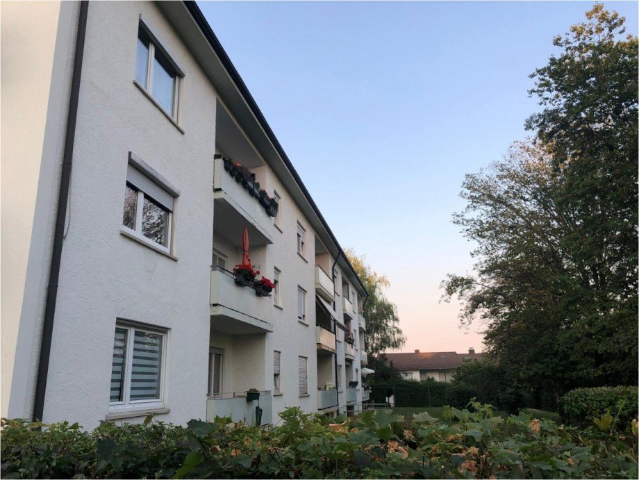 R�ckseite Etagenwohnung Ulm / B�fingen