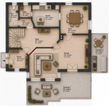 HH Erdgeschoss Wo Wohntr�ume wahr werden-Familienidyll mit Einliegerwohnung im ruhigen wundersch�nen Gartenparadies