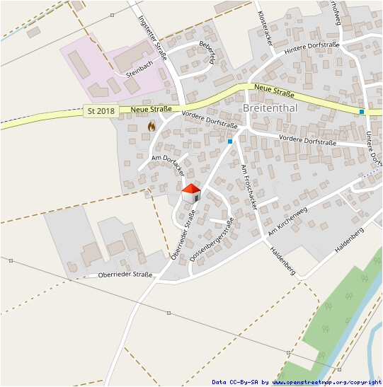 Lageplan Einfamilienhaus Breitenthal