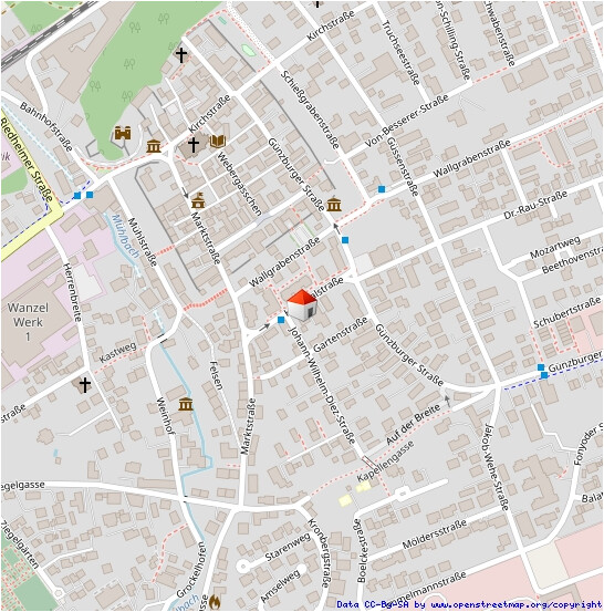 Lageplan Etagenwohnung Leipheim