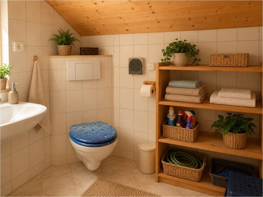 DG WC mit Heizungsanlage Einfamilienhaus Breitenthal