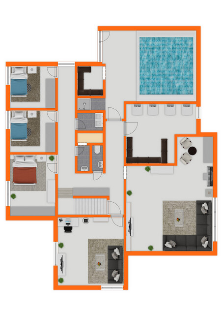 Grundriss KG Ogulo Einfamilienhaus G�nzburg