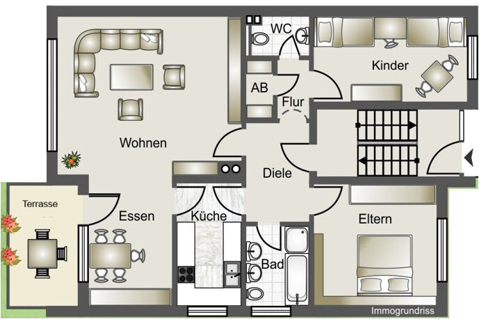 Erdgeschoss Mehrfamilienhaus Elchingen / Thalfingen