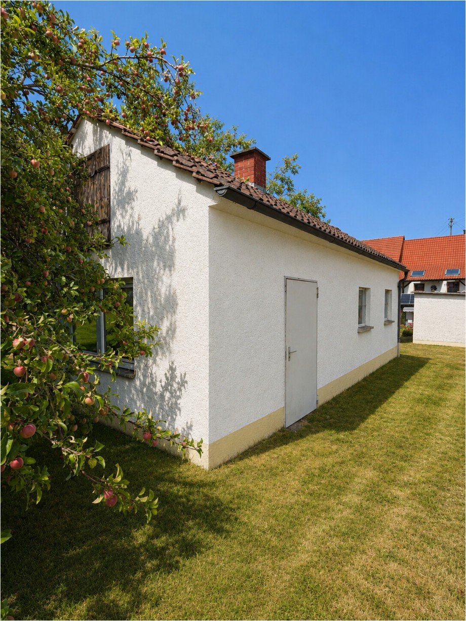 Werkstatt gemauert Einfamilienhaus Roggenburg-Schie�en