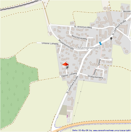 Lageplan Einfamilienhaus Kutzenhausen / Maingr�ndel