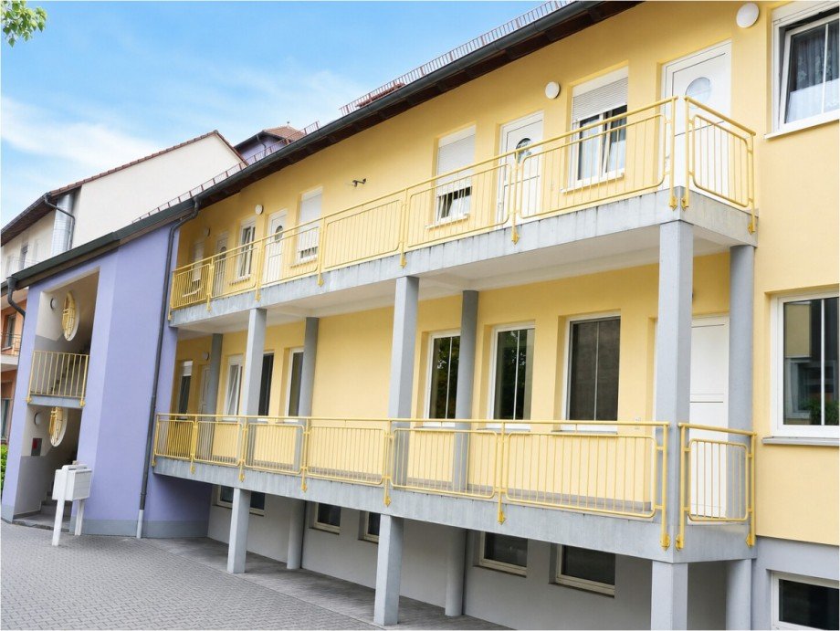 Hausansicht Etagenwohnung Burgau