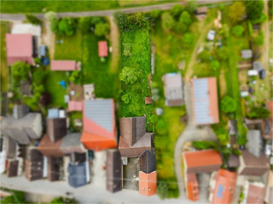 Vogelperspektive Bauernhaus Ballendorf