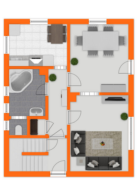 Erdgeschoss Einfamilienhaus G�nzburg / Wasserburg