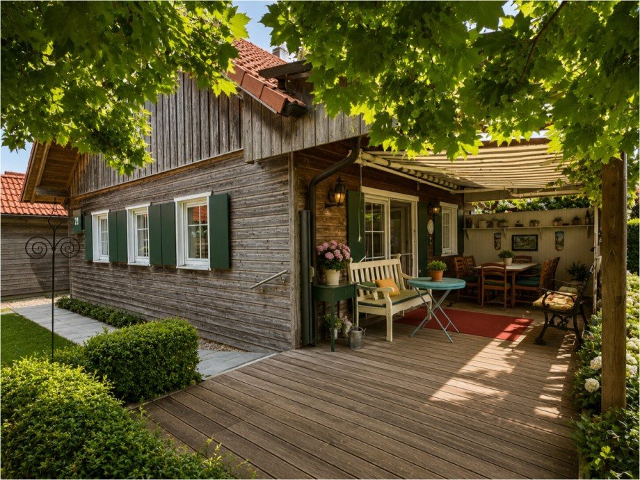 Pergola Einfamilienhaus Breitenthal