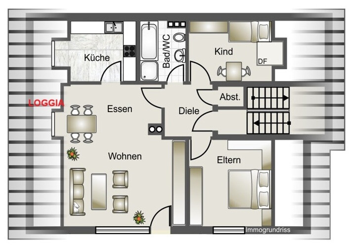 Dachgeschoss Mehrfamilienhaus Elchingen / Thalfingen
