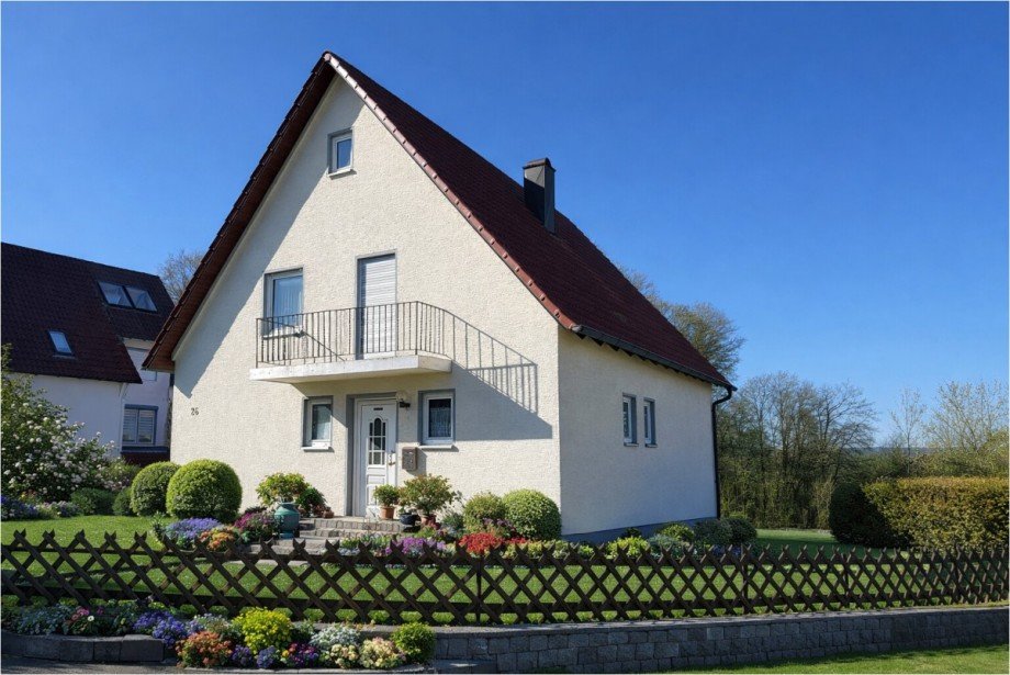 Hausansicht Eingang Einfamilienhaus V�hringen-Illerberg