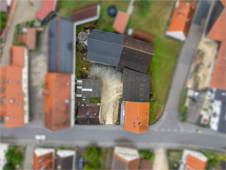 Lage im Ort Bauernhaus Burtenbach