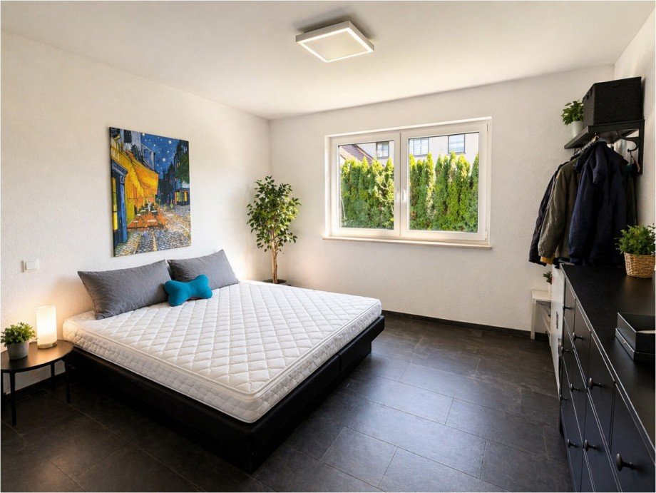Schlafzimmer Erdgeschosswohnung Burgau