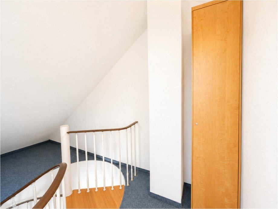 Eingangsbereich im Dachstudio Etagenwohnung Burgau