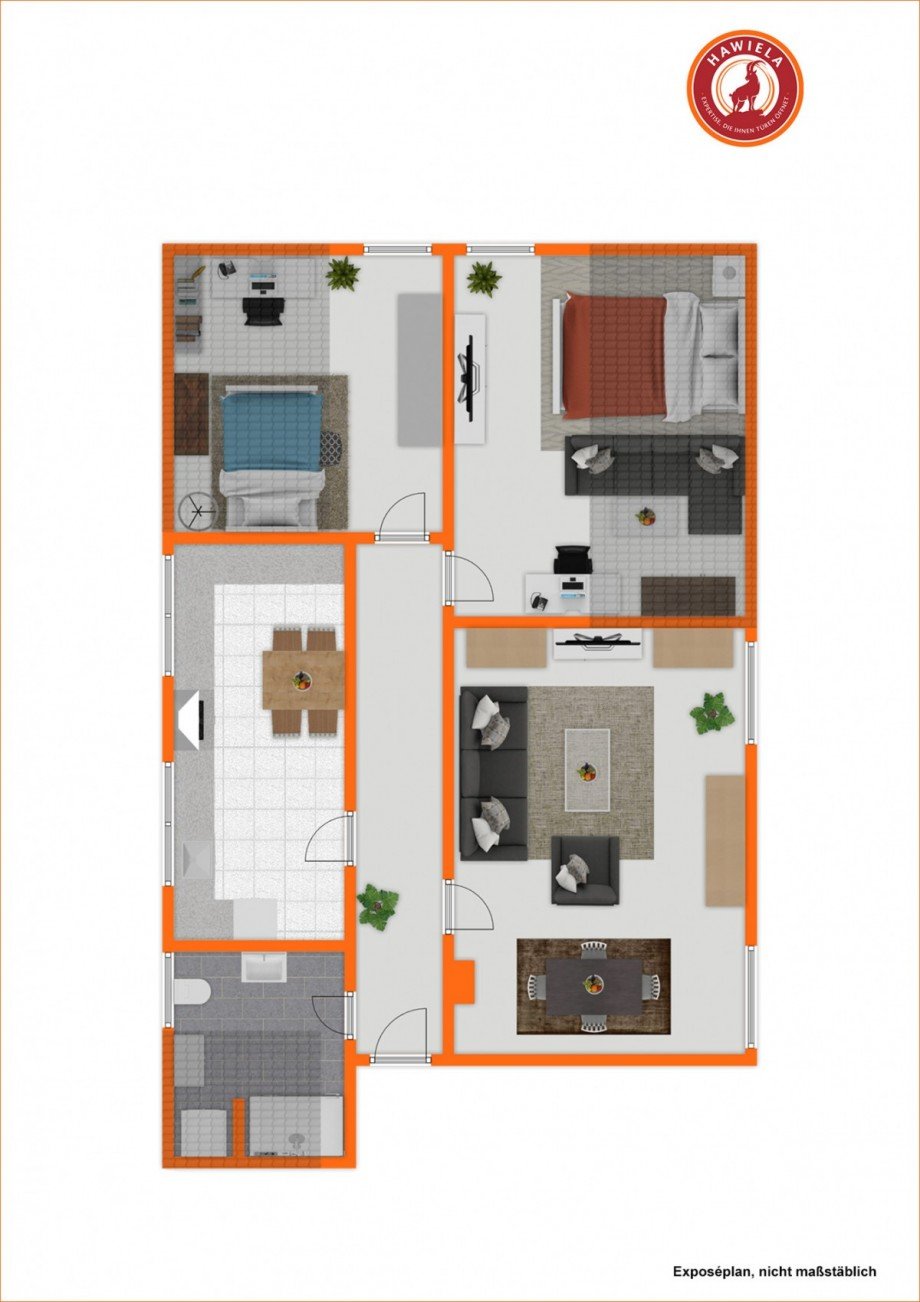 GR DG Dachgeschosswohnung Bibertal