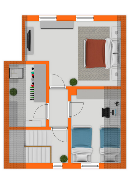 Dachgeschoss Einfamilienhaus G�nzburg / Wasserburg