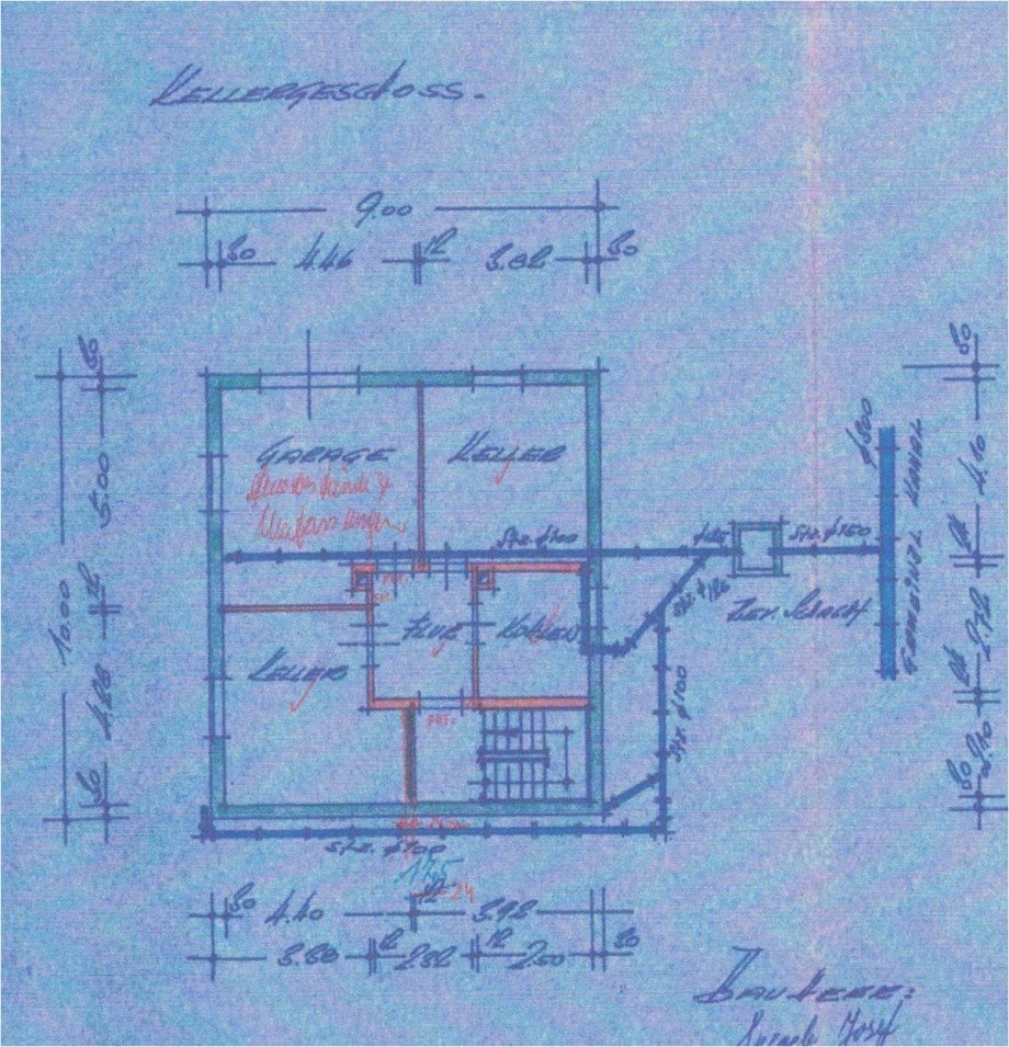 Kellergeschoss Einfamilienhaus V�hringen-Illerberg