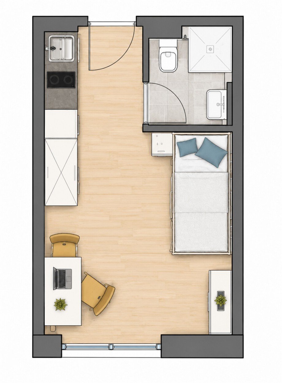 Grundriss Etagenwohnung Augsburg