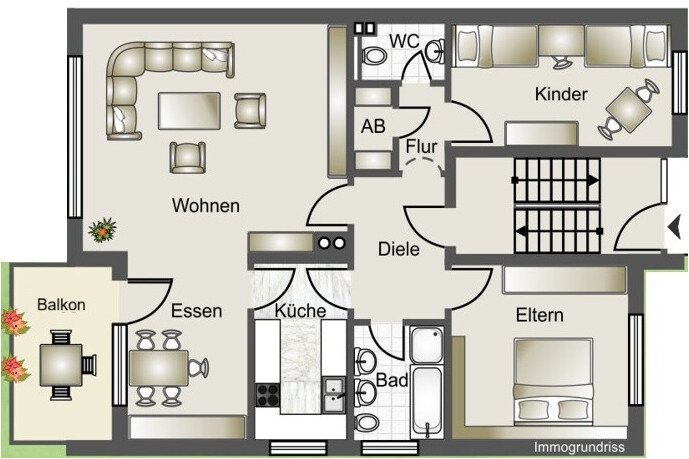 Obergeschoss Mehrfamilienhaus Elchingen / Thalfingen