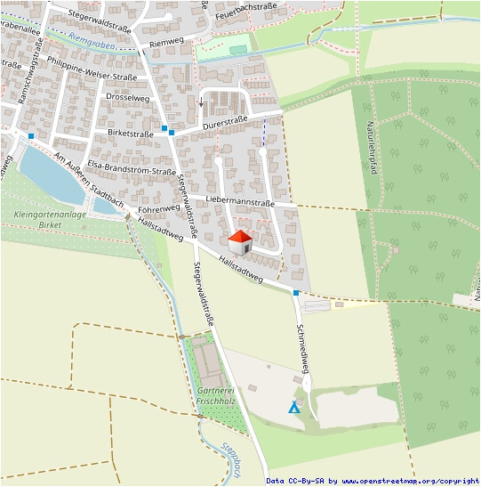 Lageplan Einfamilienhaus G�nzburg