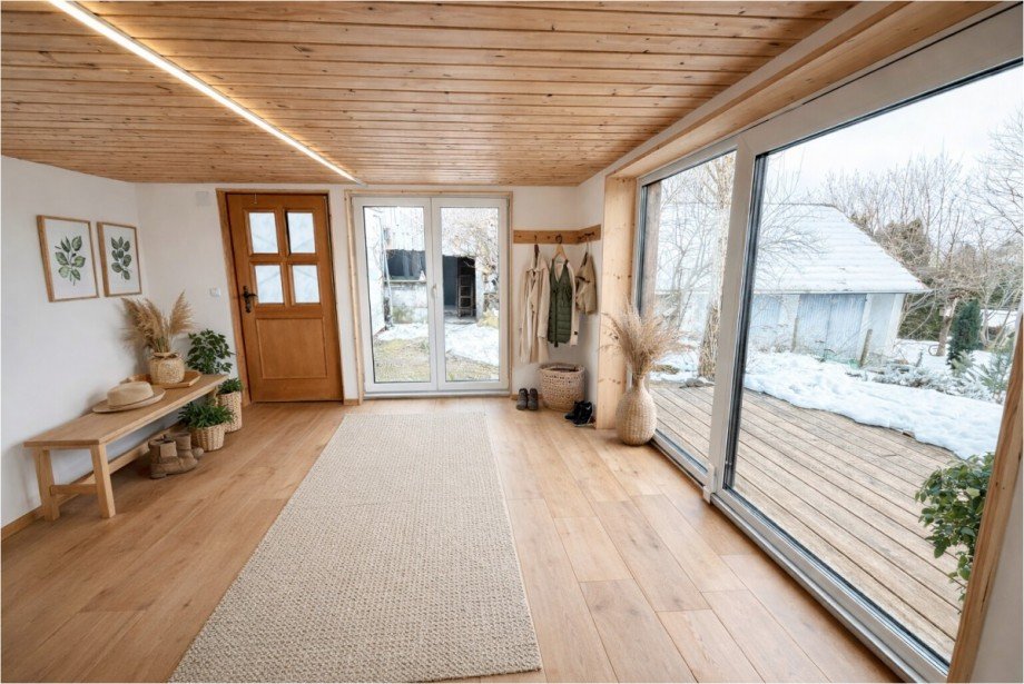 Entree Einfamilienhaus Roggenburg / Schie�en