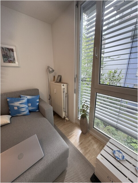 Wohnzimmer Etagenwohnung M�nchen