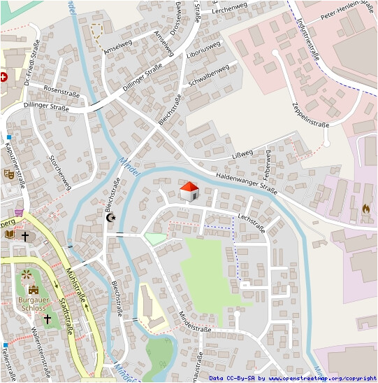 Lageplan Erdgeschosswohnung Burgau