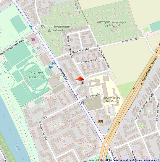 Lageplan Etagenwohnung Augsburg