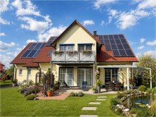 Hausansicht mit Garten Wo Wohntr�ume wahr werden-Familienidyll mit Einliegerwohnung im ruhigen wundersch�nen Gartenparadies