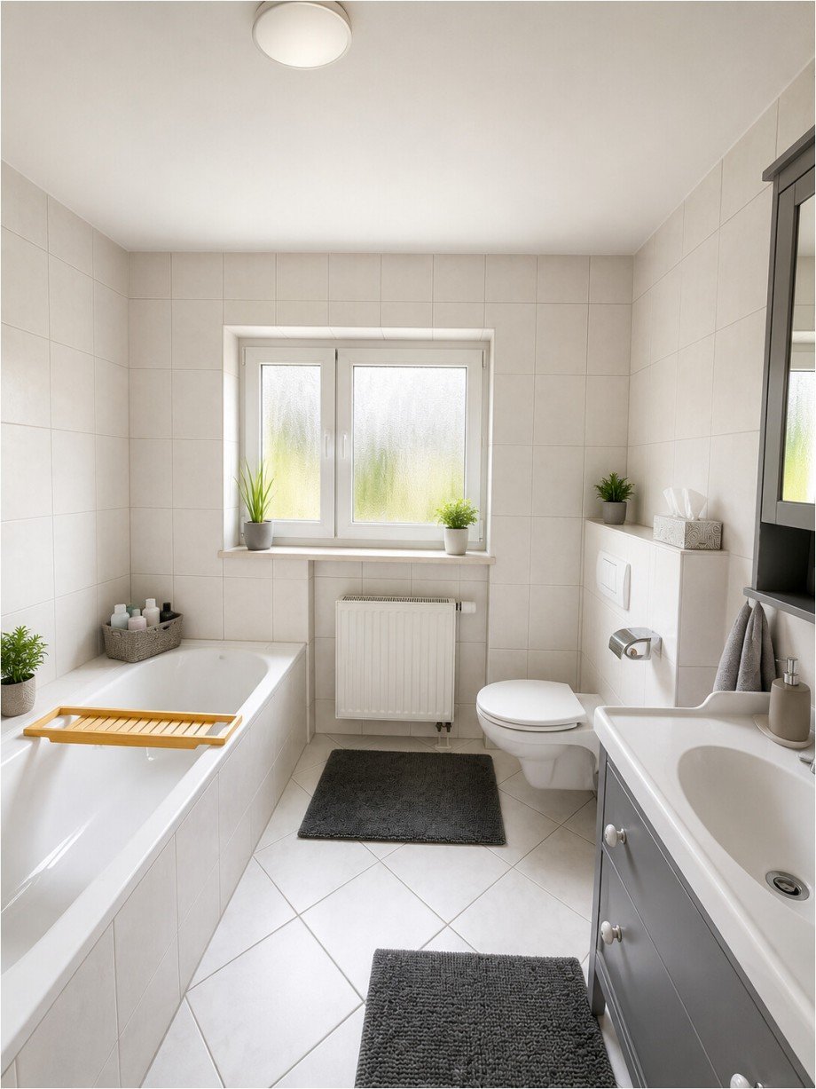 Badezimmer Etagenwohnung Langweid am Lech