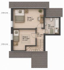 ELW Dachgeschoss Wo Wohntr�ume wahr werden-Familienidyll mit Einliegerwohnung im ruhigen wundersch�nen Gartenparadies
