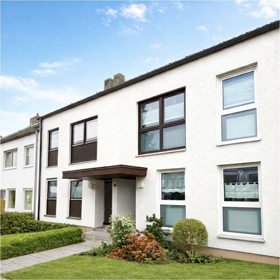 Hausansicht Eingang Reihenmittelhaus Friedberg